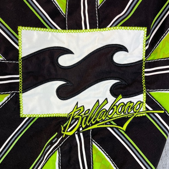 Vintage Billabong Andy Irons Neon Green Board Shorts Men 36 Skate Surf Trunks - Picture 7 of 13